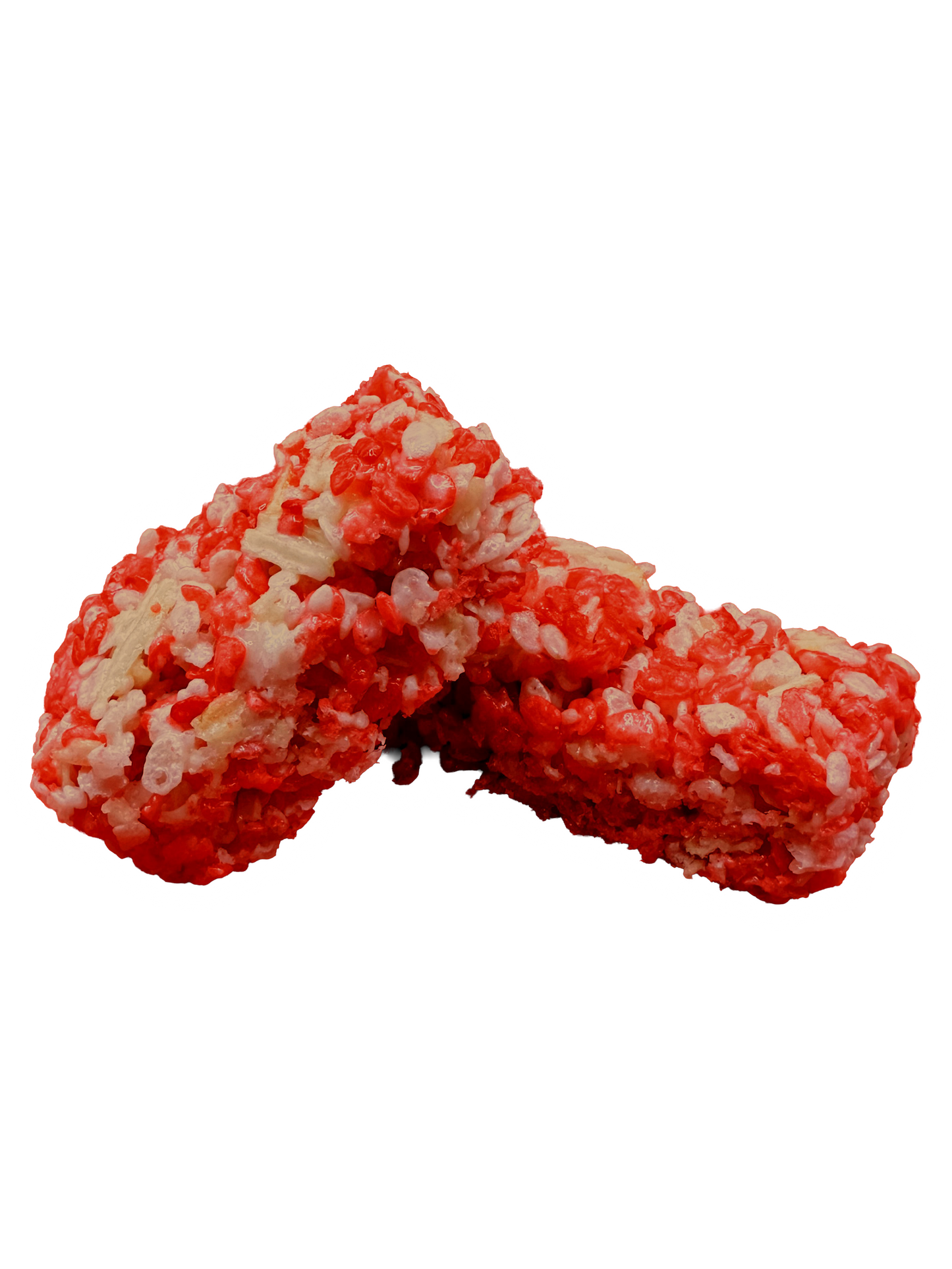 Strawberry & cream rice krispies treat
