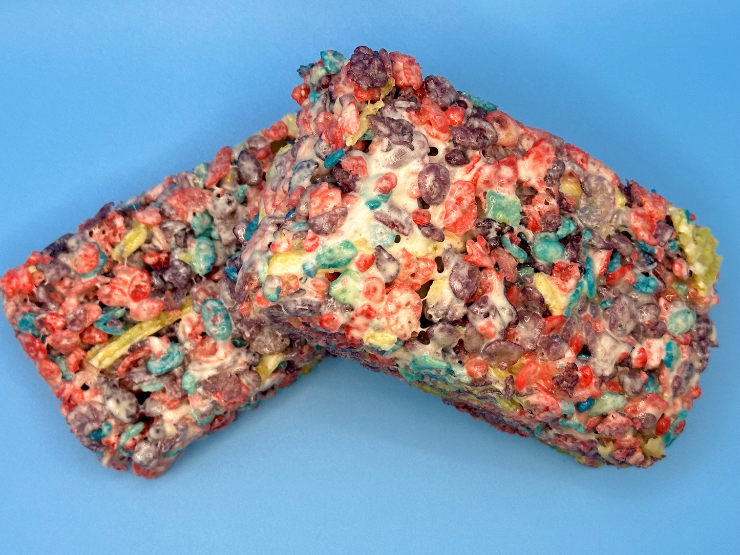 Berry rice krispie treat